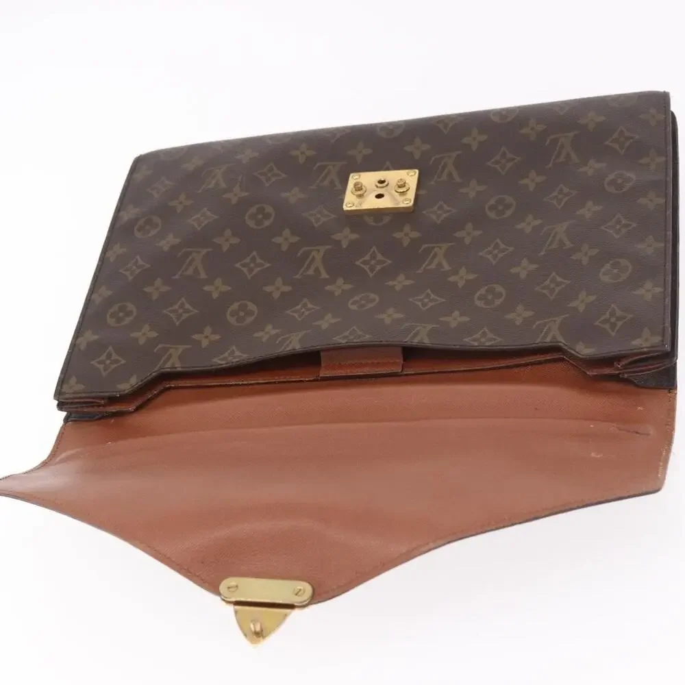Louis Vuitton Monogram Serviette Conseiller Briefcase Brown
